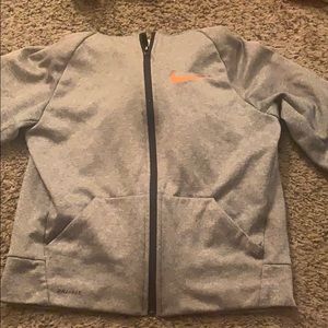 Grey Nike Kids Sweatshirt
